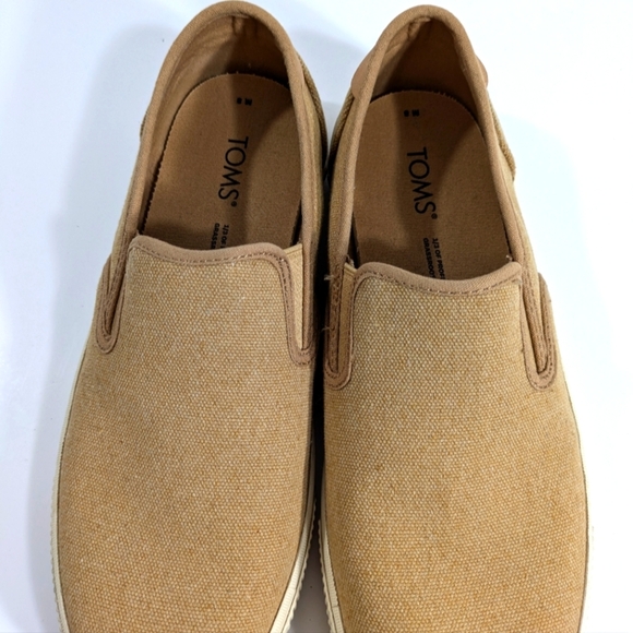 TOMS Men's Tan Slip-On Shoes - Picture 1 of 4
